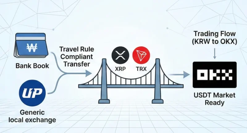 OKX KYC 신원 인증 및 2단계 보안 설정 프로세스 이미지
