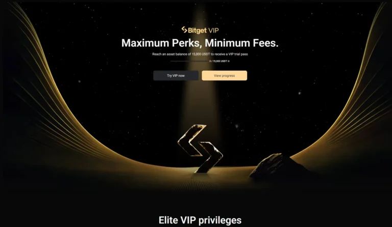 비트겟 vip 화면