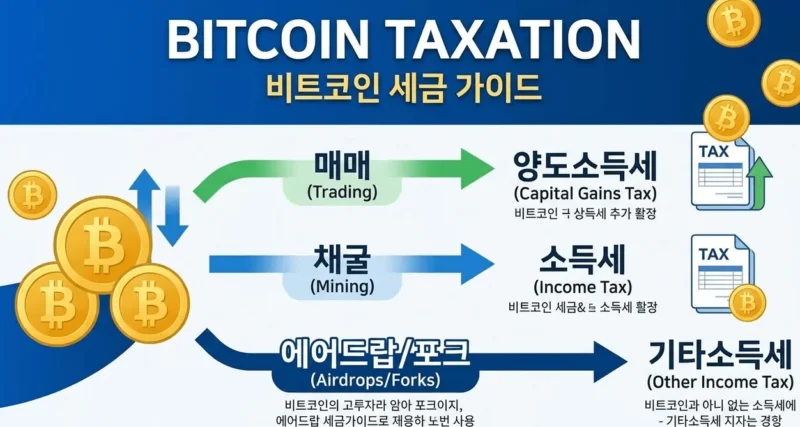 해외 거래소 이용자와 국내 거래소 이용자의 과세 형평성 이슈 설명 이미지