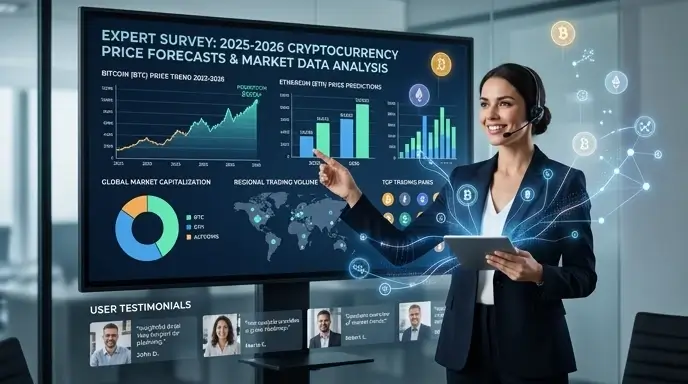 2026년 비트코인 가격 전망 설문조사 결과 그래프
